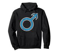 Man masculine male gender men's vintage cool retro symbol Pullover Hoodie