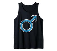 Man Masculine Male Gender Men's Vintage Cool Retro Symbol Tank Top
