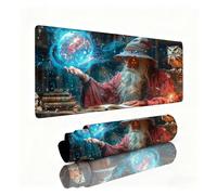 Man Mouse Mat Dream Mouse Pad Desk Mat 1200x600x3mm, Table Mats, Soft Smooth Surface and Anti-Slip Rubber Base, Improved Precision and Speed, Desk Accessories for Men Macbook, PC, Laptop Office 0B-273