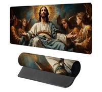 Man Mouse Mat, Mouse Pad 900x400x3mm, Desk Mat Large, XXL Gaming Mousepad, Desk Accessories Keyboard Pad, Office Accessories Gaming Mousemat, for Computers Laptop Office Large Mousemat, Blue I-5449