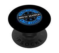 Man Myth Brew Master | Beer Brewing | Home Brew PopSockets Adhesive PopGrip