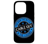 Man Myth Cable Guy | Occupation Trades Worker Case for iPhone 14 Pro