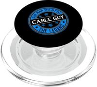 Man Myth Cable Guy | Occupation Trades Worker PopSockets PopGrip for MagSafe