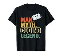 Man Myth Coding Legend Coder Dad Geek Computer Programmer T-Shirt