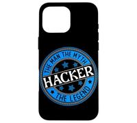 Man Myth Hacker | Cyber Security Gift Nerd Case for iPhone 16 Pro Max