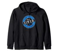 Man Myth House Sitter Zip Hoodie