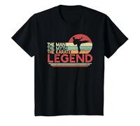 Man Myth Karate Legend | Karate Fighter T-Shirt, Youth, Black, Small