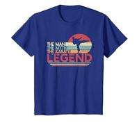 Man Myth Karate Legend | Karate Fighter T-Shirt, Youth, Royal Blue, 2T