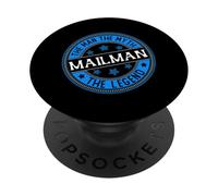 Man Myth Mailman | Postal Worker | Mail Carrier PopSockets Adhesive PopGrip