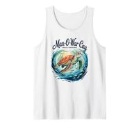 Man-O-War Cay, Abaco, Bahamas Sea Turtle Tank Top