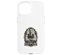 Man Of Discipline Vintage Strong Mindset Design Case for iPhone 15