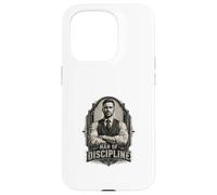 Man Of Discipline Vintage Strong Mindset Design Case for iPhone 15 Pro