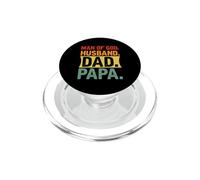 Man Of God Cool Husband Protector Hero Fun Father's Day PopSockets PopGrip for MagSafe