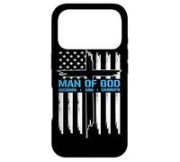 Man Of God Cross American Flag Jesus Christian Case for iPhone 17 Pro