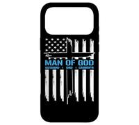 Man Of God Cross American Flag Jesus Christian Case for iPhone 17 Pro Max