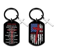 Man Of God Gifts For Men Best Christian Keychain Gifts For Men Dad Cool Religious Gift for Pastors men Bible Keychain Inspirational Baptism Present for Christians Christian Fathers Day Graduation Gift