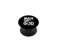 Man Of God Husband Protector Hero Cool Lion Father's Day PopSockets Adhesive PopGrip
