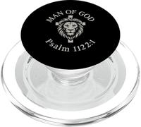 Man of God Psalm 112:1 Lion Christian PopSockets PopGrip for MagSafe