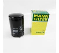 MANN-FILTER Oil Filter W 719/30 - Screw-On, 76mm OD/62mm ID, 123mm Height