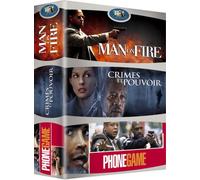Man on fire / Crimes et pouvoir / Phone Game - Coffret 3 DVD