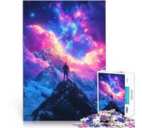Man on Mountain Peak2000 Piece Jigsaws for Adults Learning Educational Toys Family Games Artists Collection, Fine Art 70x100cm