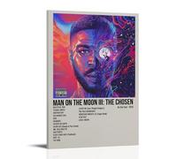 Man on The Moon The Chosen Poster Decorative Painting Canvas Wall Art Living Room Poster Bedroom Painting Wall Art Picture Print Modern Family Room Decor 16 x 24 Inches (40 x 60 cm)