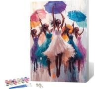 Man Paint by Numbers Abstract Painting by Numbers for Adults Beginner DIY Digital Painting Hobbies for Adults Women with 3 Brush and Acrylic Paints Kit for Home Decor, Gifts 50x65cm -zjn260490