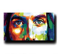 Man Paint by Numbers for Adults, Jesus Paint by Numbers Kits on Canvas Without Frame DIY Painting by Numbers for Adults Beginners Craft Kits for Kids , Room Decor, Gifts for Women 8X16 inch 1W-8-I