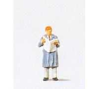 Man Reading Newspaper Standing HO Preiser Models by Preiser