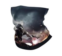 Man Ride A Motorcycle Sports Bandana, Windproof Dustproof Breathable Mask, Sweat-Absorbing Quick-Drying Neck Scarf, Suitable For Cycling/Mountaineering/Skiing/Fitness