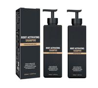 Man Root Activator Shampoo,Root Activator Shampoo,Natural Herbal Essence Shampoos,with Scalp Comb 100ML*2PC