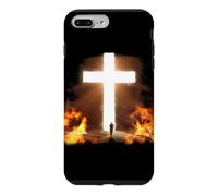 Man Running to Christian Cross of Jesus Christ in the Rock Case for iPhone 7 Plus/8 Plus