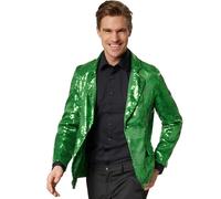 Man Sequin Jacket Glittler Sparkle Party Blazer Clothes Longsleeve Men Outfit
