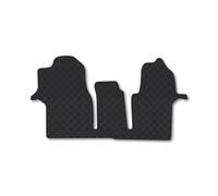 MAN TGE (2017+) Rubber Van Mats Accessories Tailored Fit Compatible Accessory Waterproof Protection Non-Slip Car Floor Mats Full Coverage Durable Coverage with Clips