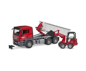 Man Tgs Container Truck With Mini Excavator Top Quality Toy