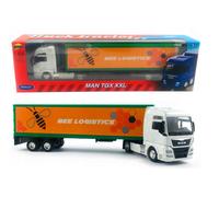 MAN TGX XXL Truck/Lorry Bee LogisticDelivery Model Diecast Toy 1:64 Scale Welly