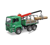 MAN Timber Truck With Loading Crane And 3 Trunks