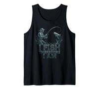 Man Trout Fishing - I Fish Therefore I Am Tank Top