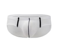 Man Underwear Boxer,Funny Underwear,Mens Hip Lift Underwear for Men - Breathable Pure Color Panties with Supportive Design for Comfort and Confidence (White, XXL)