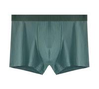 Man Underwear Boxer-Men's underwear 2 | Underwear Shorts Fashionable Flat Corner Drawstring Solid Color Underwear Youth Breathable Men's Four Cornered Pants (Dark Green- XL)
