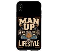 Man Up Is Not Just A Phrase Its A Lifestyle Volleyball Case for iPhone XS Max