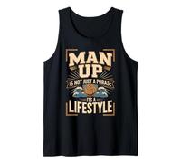 Man Up is Not Just A Phrase Its A Lifestyle Volleyball Tank Top