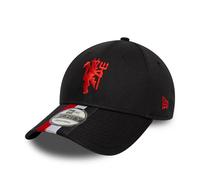 Man Utd Manchester United Stripe Flag Black New Era Baseball Cap Hat