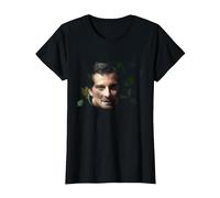 Man Vs Wild Bear Grylls Survival Bushcraft Expert T-Shirt, Women, Black, Small