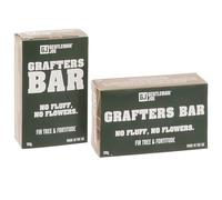 Man Wash Classic Grafters Bar No Fluff No Flowers Soap, Fir Tree & Fortitude, Man Sized 190g, UK-Made, Vegan, Plastic-Free, Single Pack, Triple Pack (4)