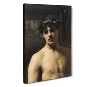 Man Wearing Laurels By John Singer Sargent Canvas Wall Art Print 30x20 Inch