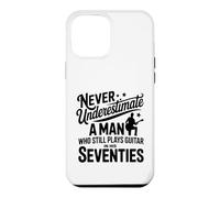 Man Who Still Plays Guitar In His Seventies Retro Guitarist Case for iPhone 12 Pro Max