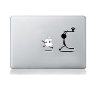 Man with Axe Stickers Laptop Decal Art Graphic Vinyl Funny Mural Apple MacBook Compatible
