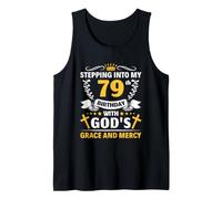 Man Woman Stepping Into My 79th Birthday Tank Top