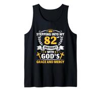 Man Woman Stepping Into My 82nd Birthday Tank Top